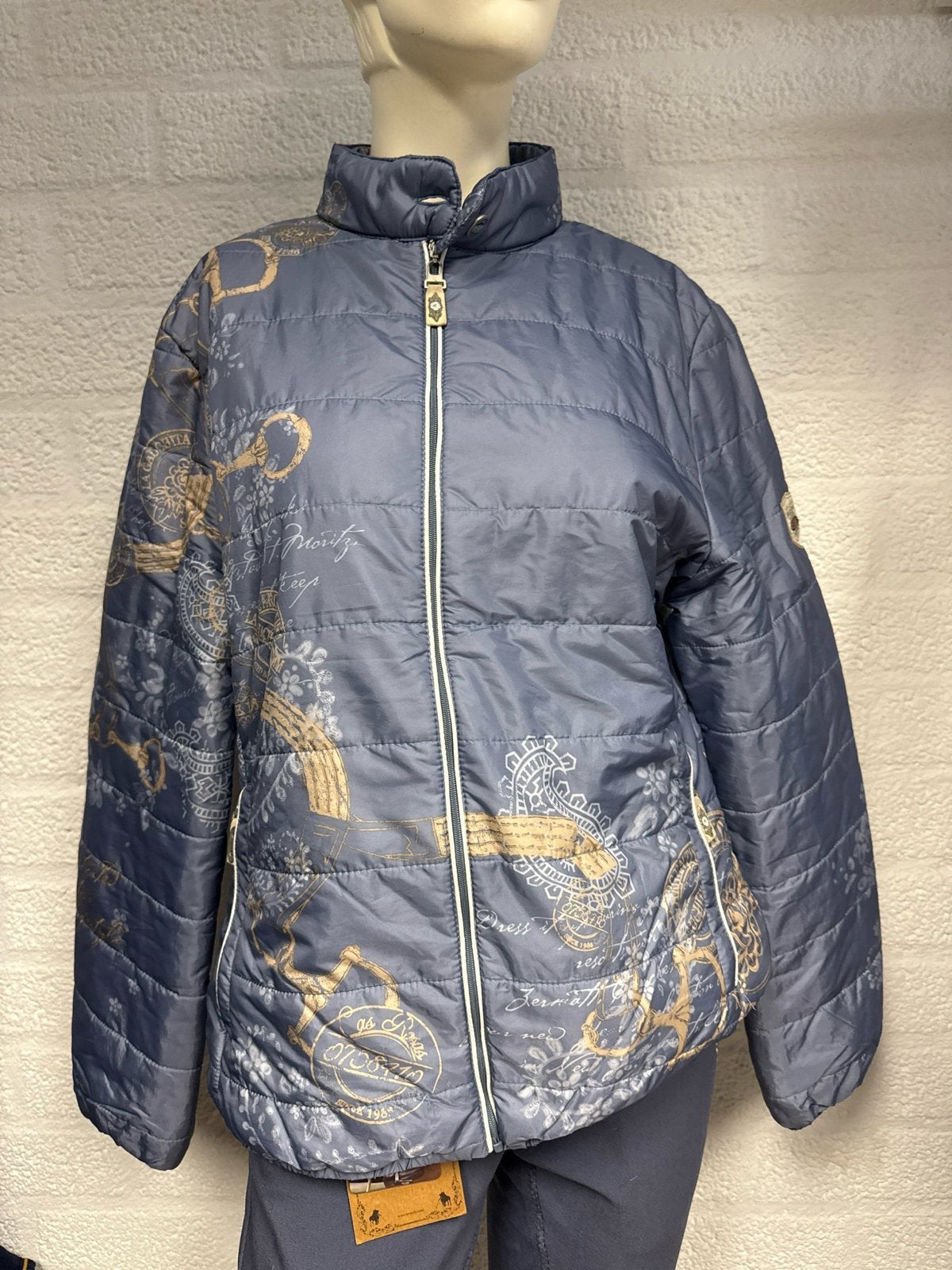 L’argentina jas blauw 42, Ophalen of Verzenden, Zo goed als nieuw, Bovenkleding