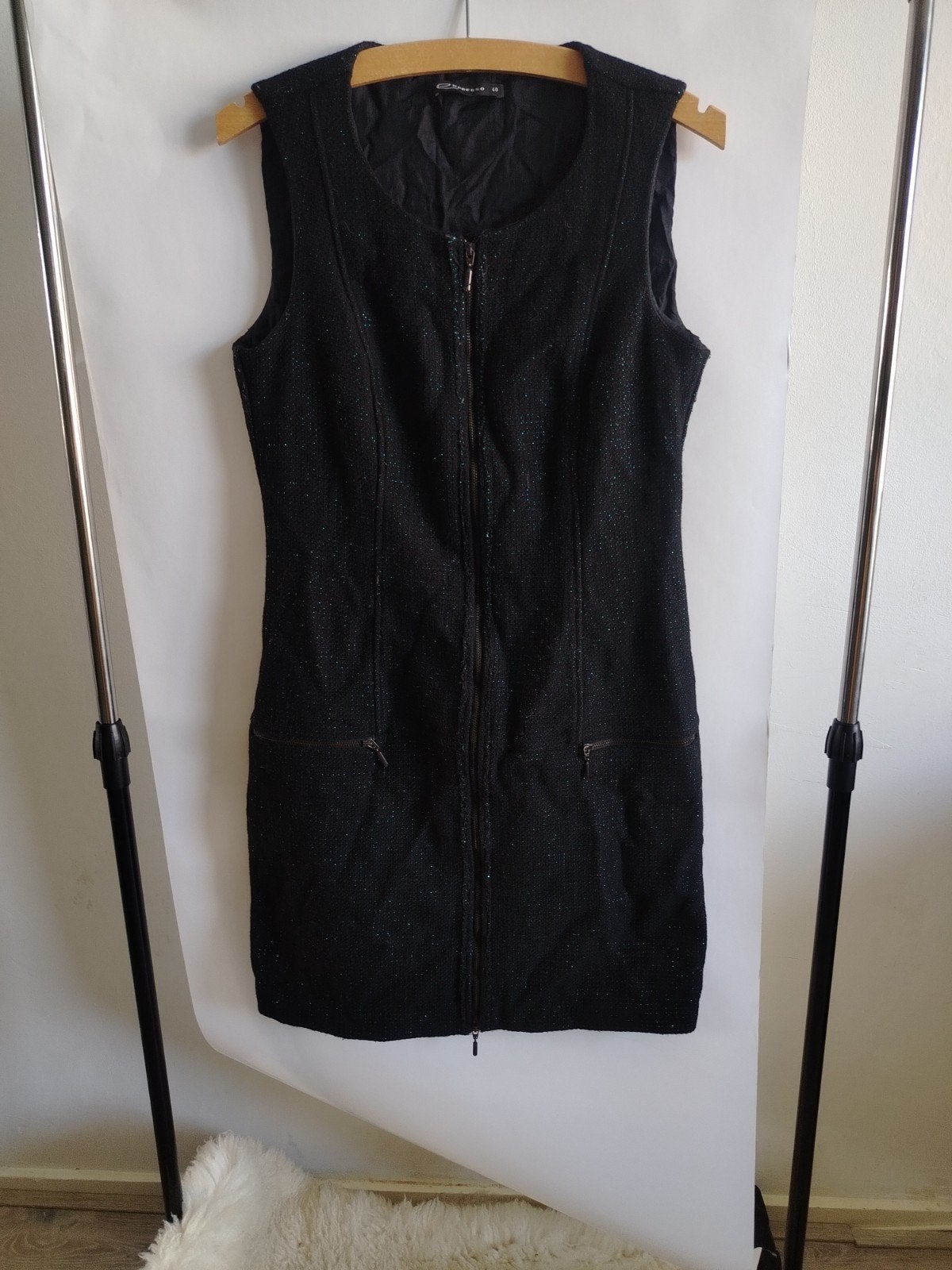 Stijlvolle Zwarte Jurk met Rits - Expresso Maat 40, Kleding | Dames, Maat 38/40 (M), Expresso, Zwart, Ophalen of Verzenden