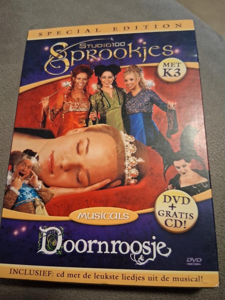Studio 100 Sprookjes Musicals: Doornroosje DVD + CD, Cd's en Dvd's, Dvd's | Kinderen en Jeugd, Alle leeftijden, Overige genres