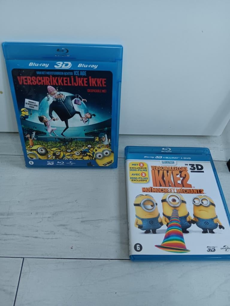 Verschrikkelijke ikken 1 2 bluray nieuwstaat, 1 speler, Ophalen of Verzenden, Zo goed als nieuw, Vanaf 7 jaar