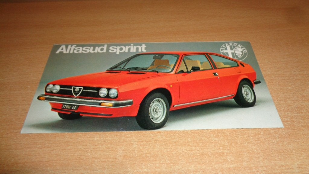 Kleine Folder ALFASUD SPRINT, Verzenden, Nieuw, Overige merken