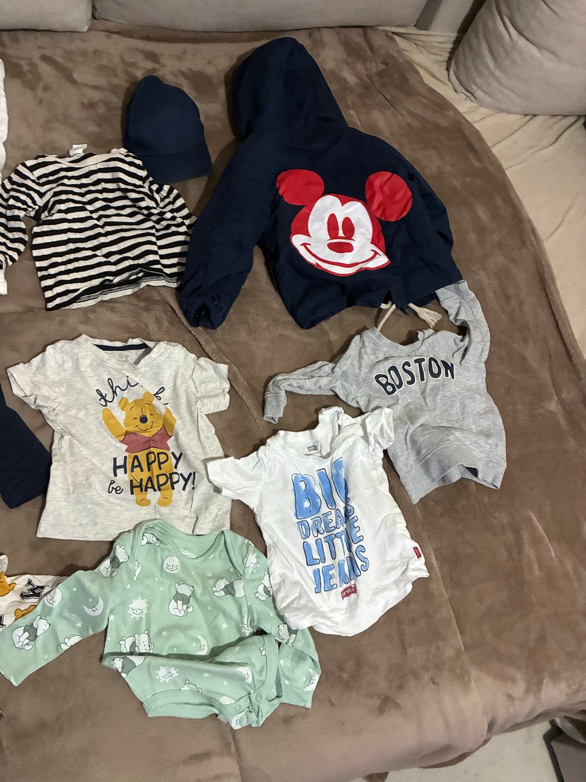 Jongenskleding pakket maat 68 (9 stuks + petje), Kinderen en Baby's, Verzenden, Gebruikt, Jongetje, Setje