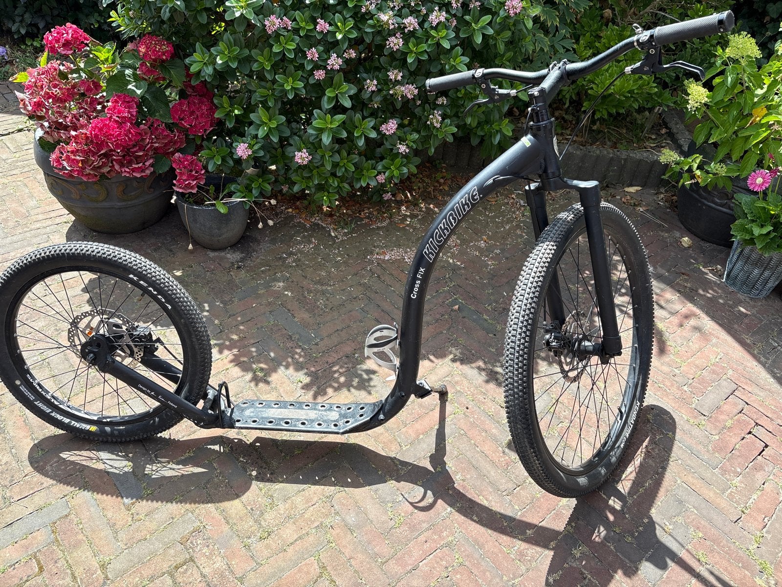 Kickbike Cross FIX - Goede staat, rijdt en remt prima, Fietsen en Brommers, Steps, Ophalen, Gebruikt, Kickbike