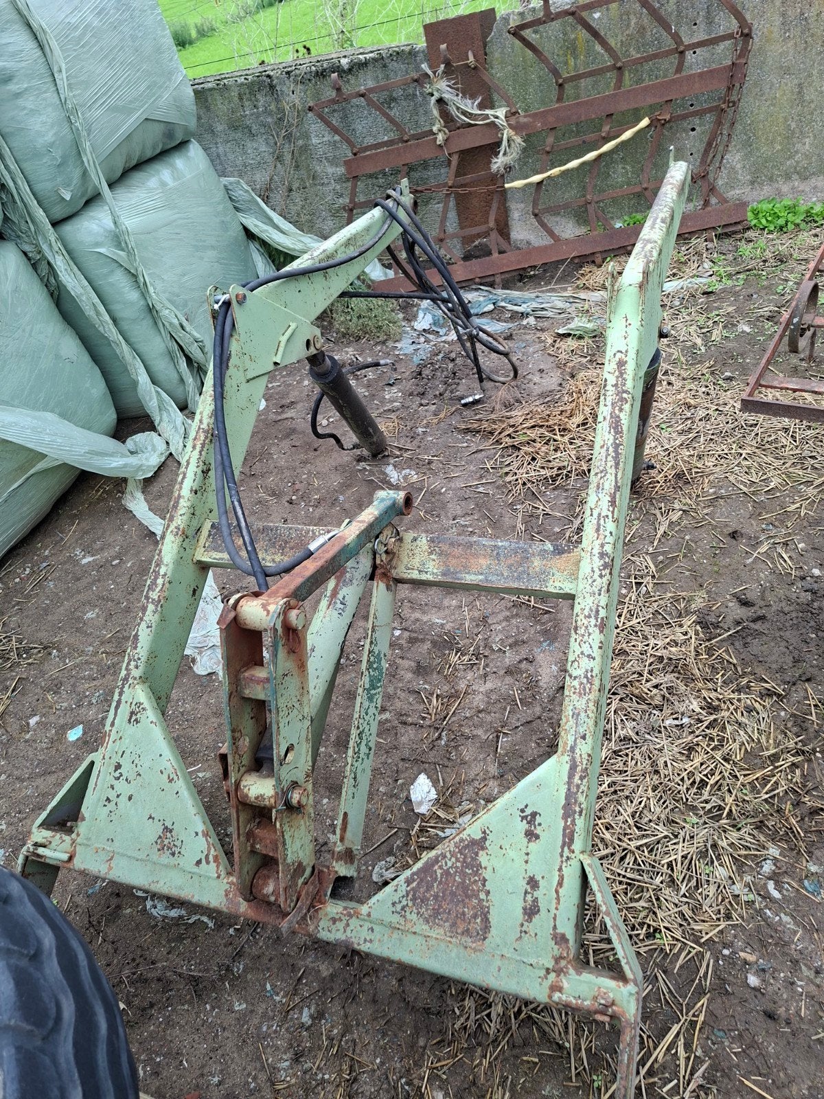 voorlader Fendt 100 serie, Ophalen, Gebruikt, Haken, Machine