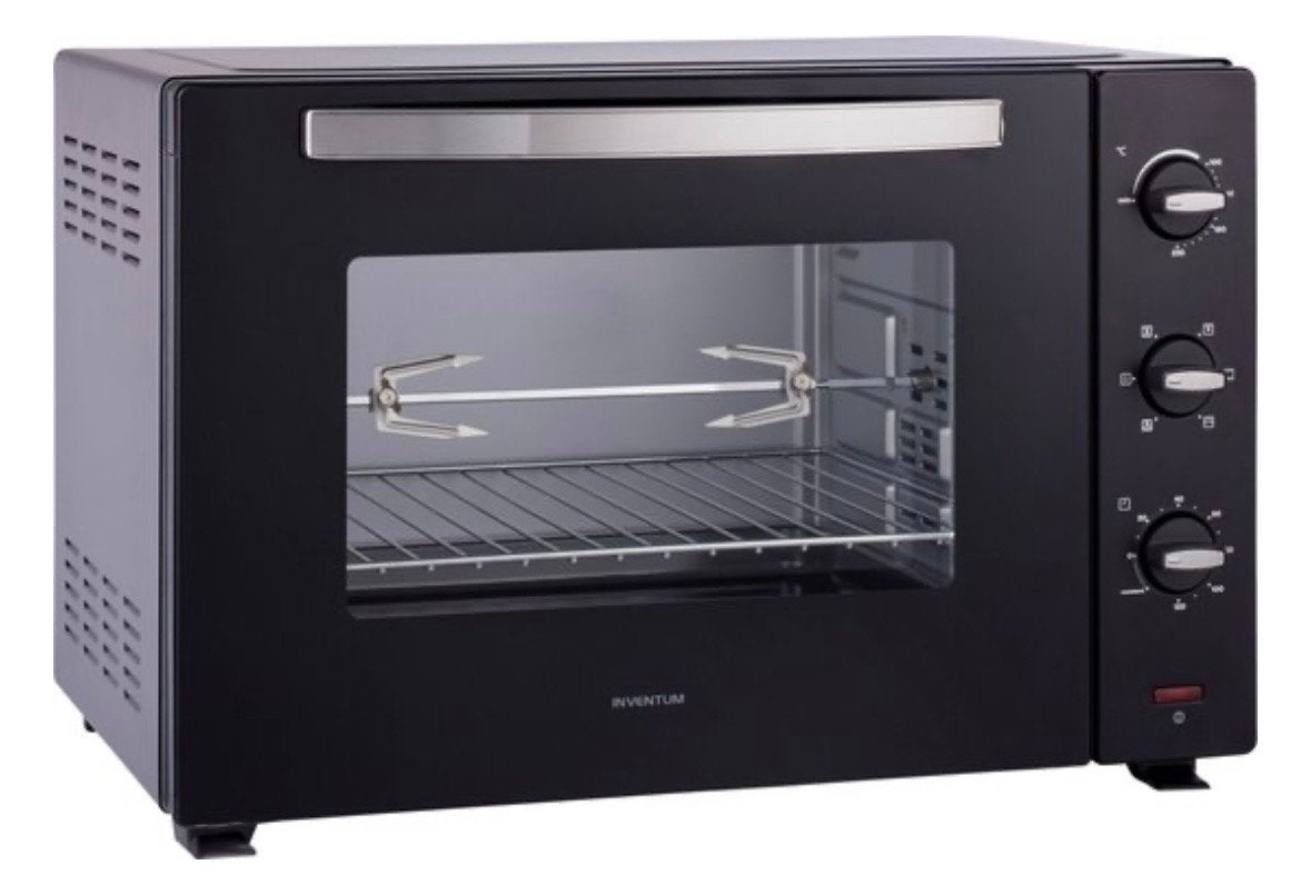 Inventum Mini-oven met Grill en Hete Lucht - Zwart, Witgoed en Apparatuur, Ovens, Zo goed als nieuw, Vrijstaand, Mini-oven, Inventum