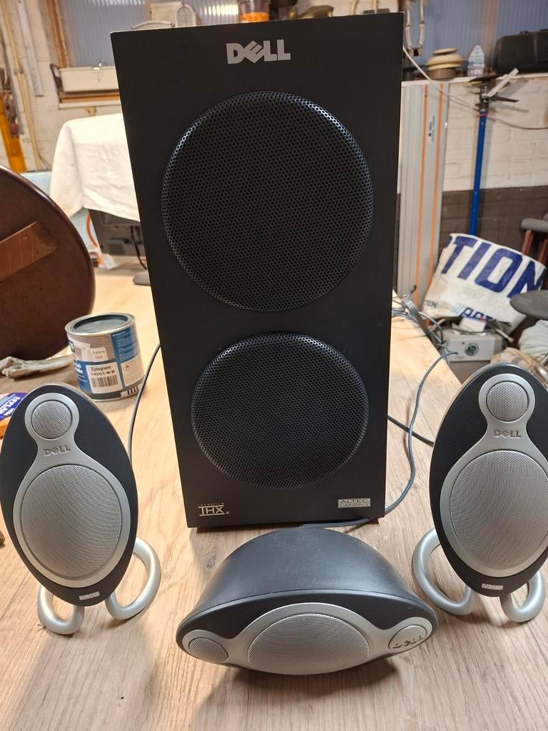 Speakerset Dell Altec Lansing, Computers en Software, Pc speakers, Ophalen, Zo goed als nieuw, Audiokanaal 5.1, Dell