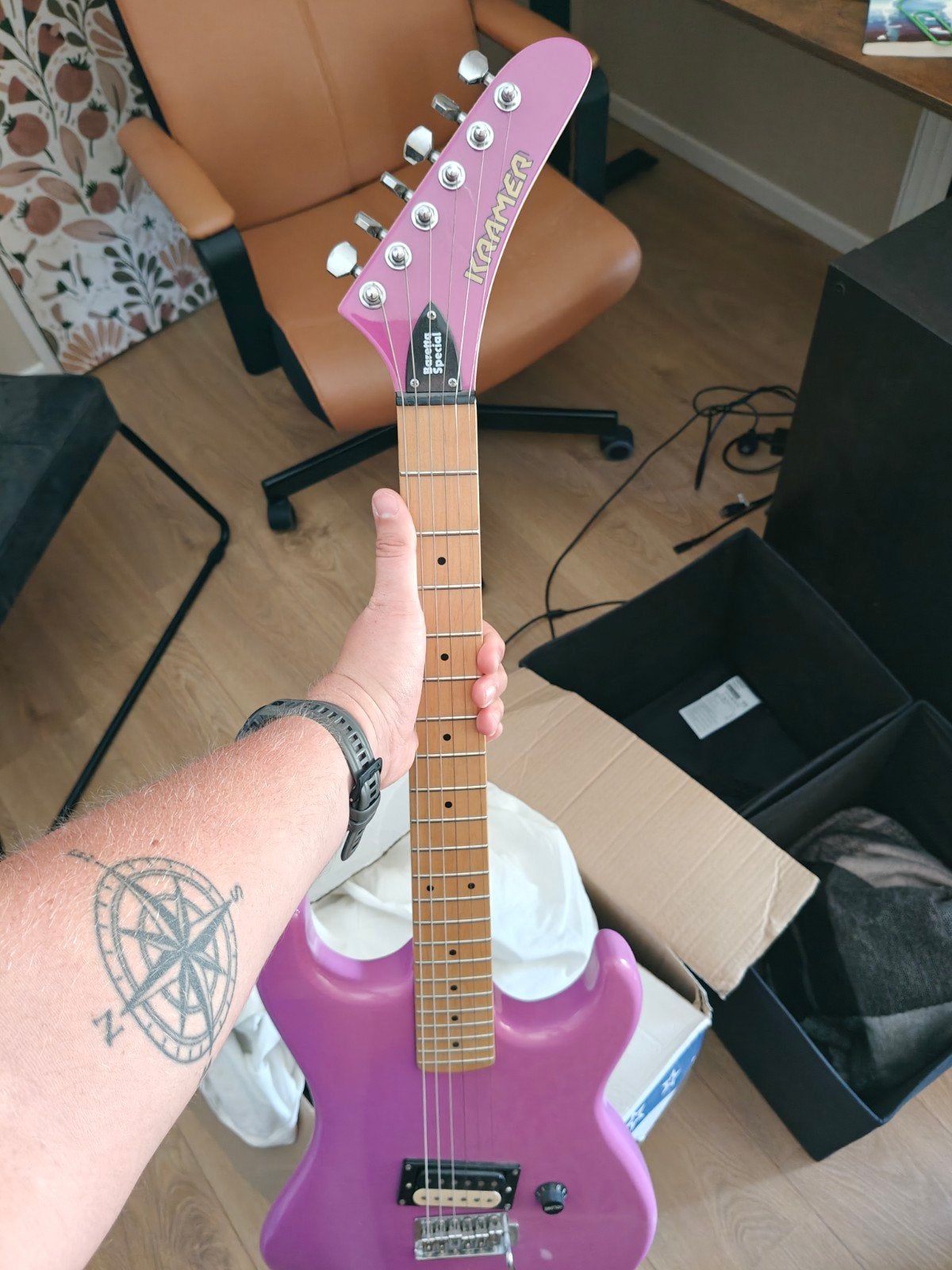 Kramer Baretta Special - Paars elektrische gitaar, Muziek en Instrumenten, Ophalen