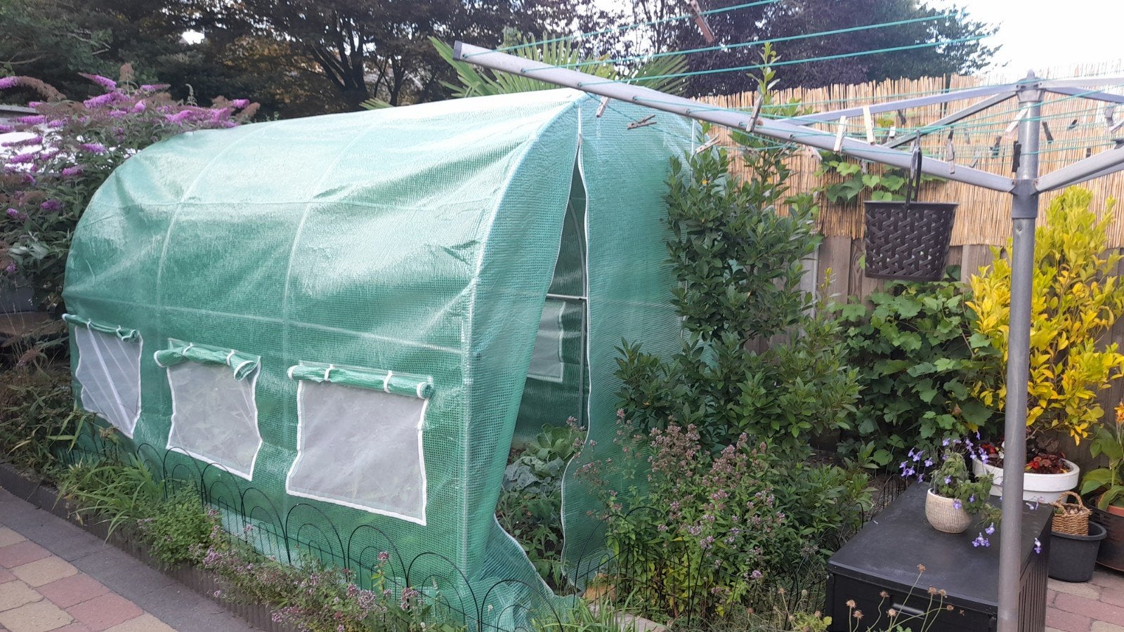 Compacte tunnelkas voor moestuin of tuin, Ophalen
