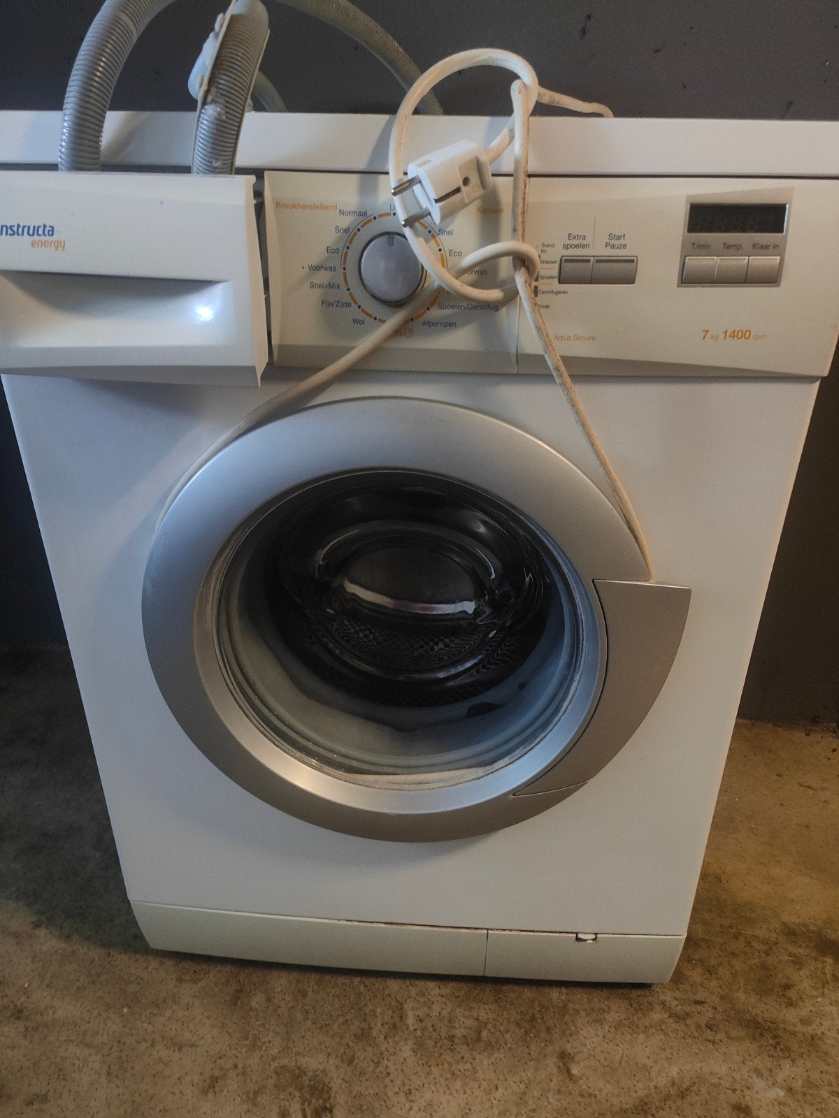 Werkende Wasmachine Gratis Af te Halen - Rubber Te Vervangen, Ophalen of Verzenden, Voorlader, Niet werkend, 85 tot 90 cm