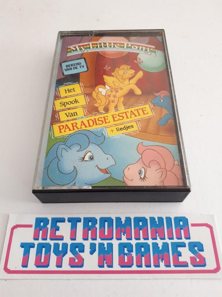 cassettebandje my little pony - spook van paradise estate, -, 1 bandje, Ophalen of Verzenden, Zo goed als nieuw