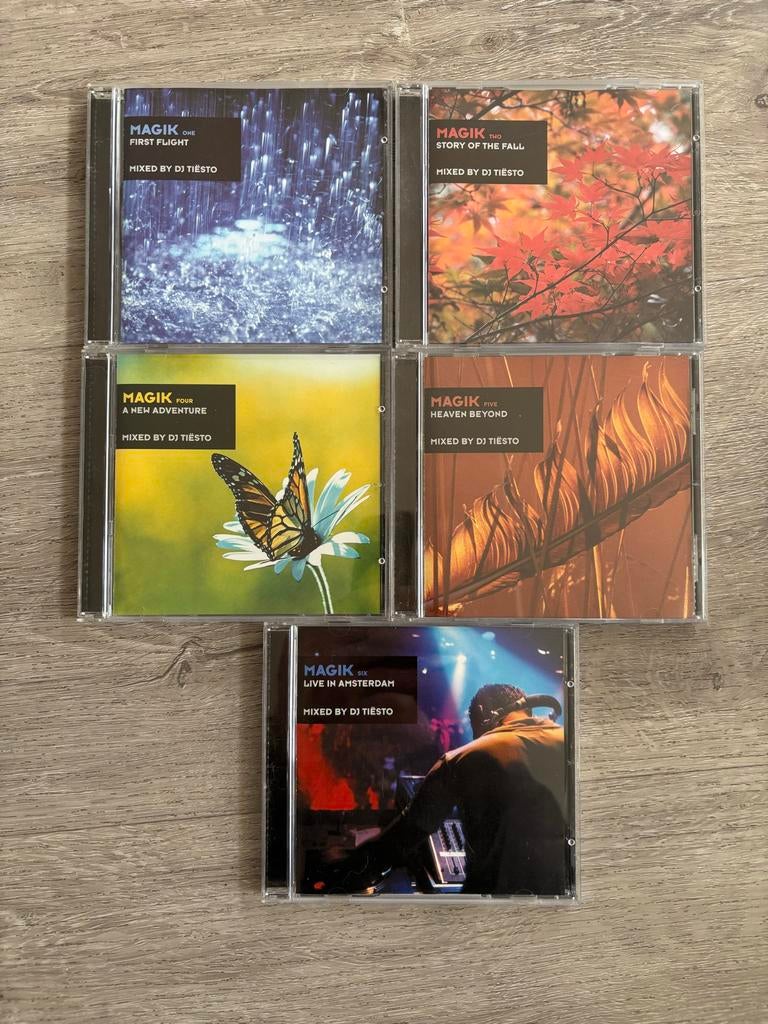 DJ Tiësto - Magik Collectie (5 CD's), Ophalen, Zo goed als nieuw, Techno of Trance