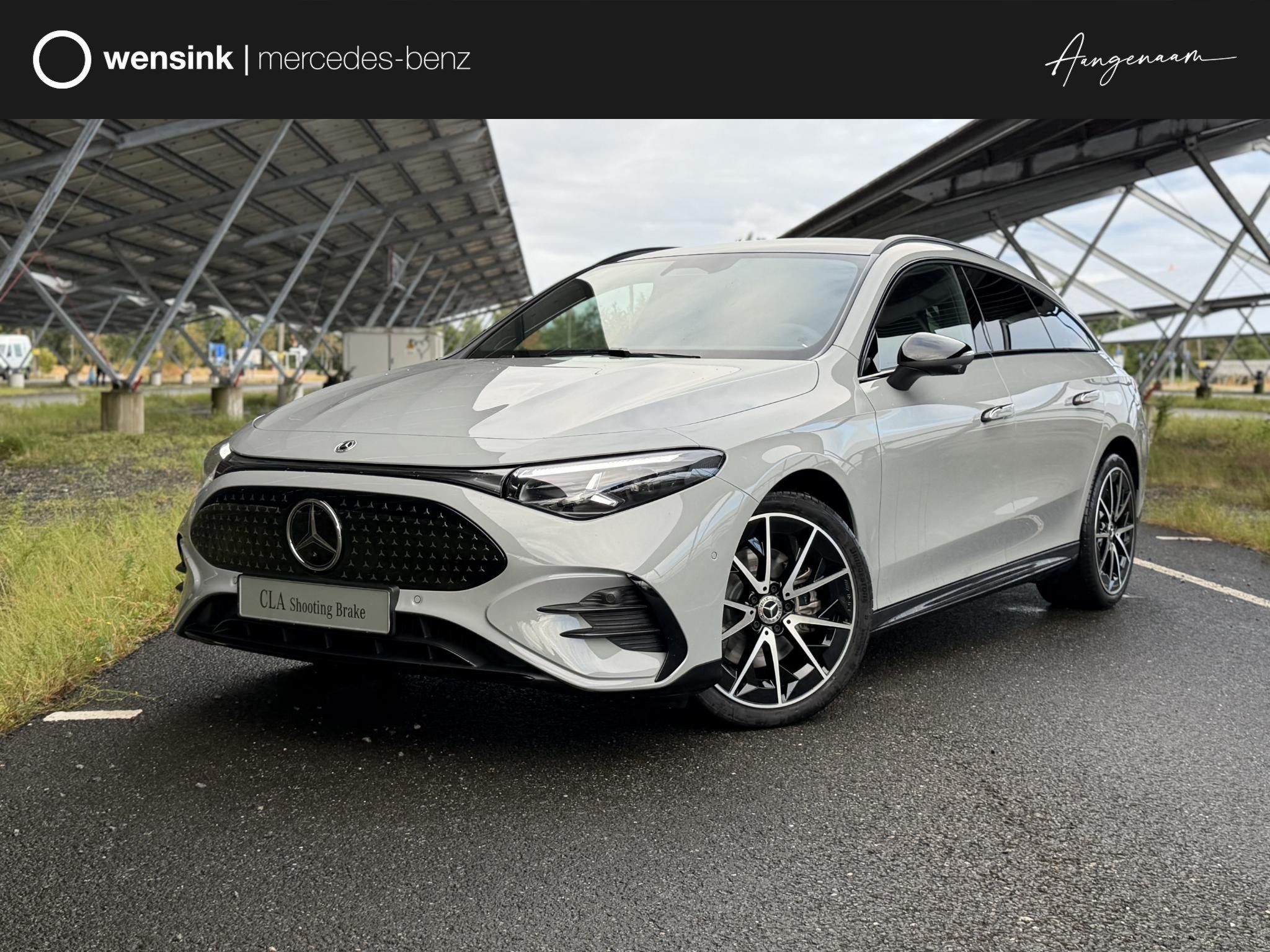 Mercedes-Benz CLA-klasse Shooting Brake 250+ Business Soluti, Auto's, Achterwielaandrijving, Zwart, Nieuw, Zilver of Grijs