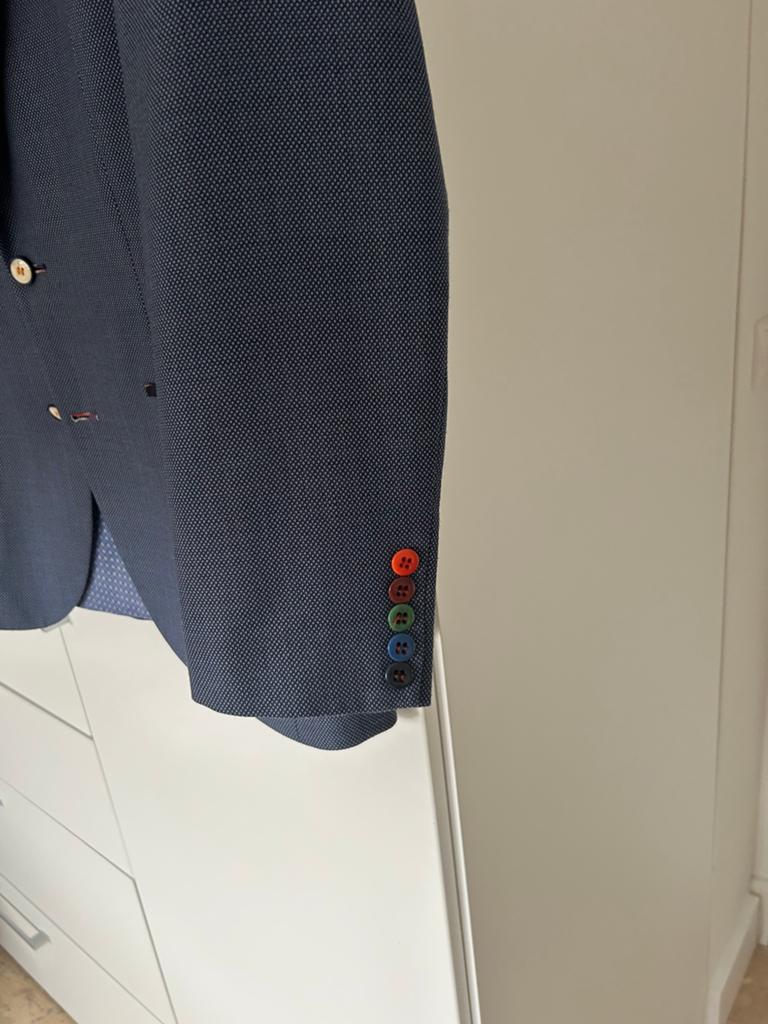 Exclusief Heren Colbert  merk“ Stones mt.48 “Hoog Segment”, Ophalen of Verzenden, Zo goed als nieuw, Maat 48/50 (M), Blauw