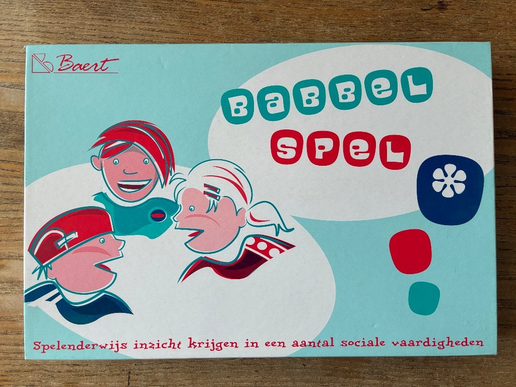 Baert - Babbelspel (7-15 jaar) inzicht sociale vaardigheden, Vijf spelers of meer, Ophalen of Verzenden, Zo goed als nieuw, Baert