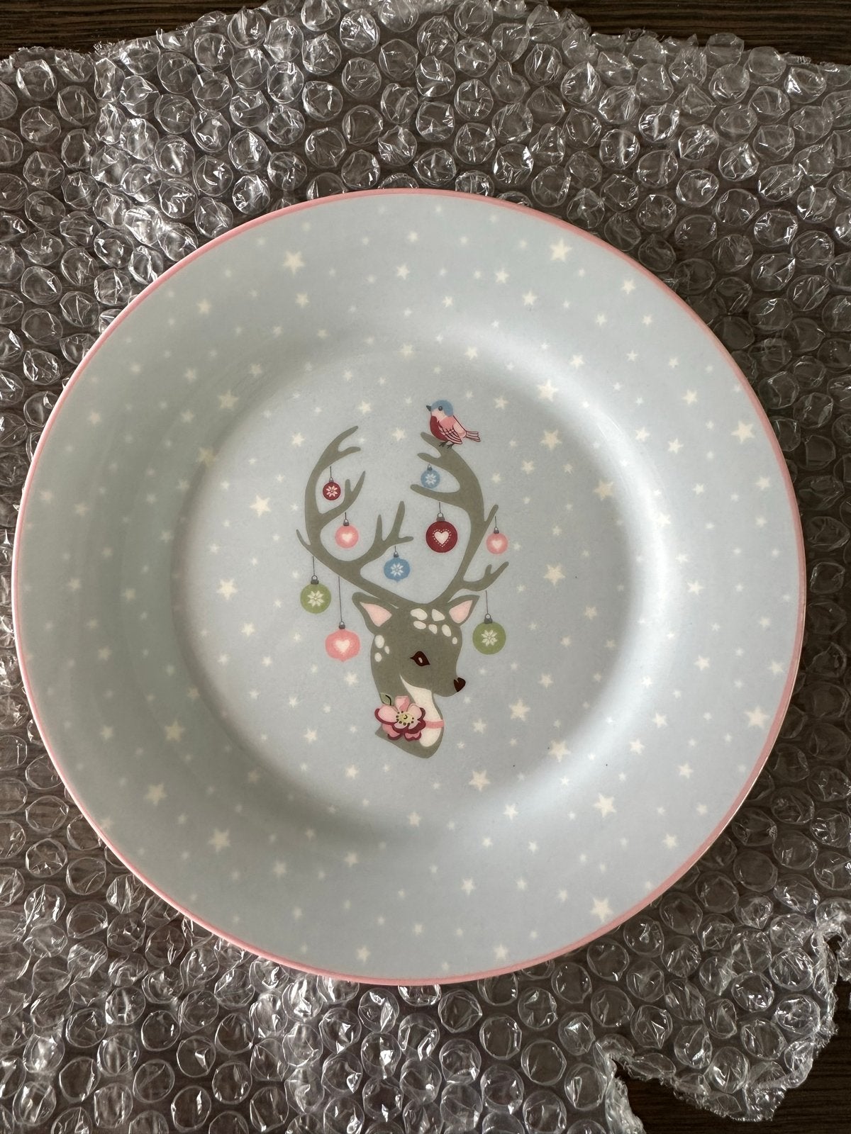 GreenGate bord Dina Pale Blue Bambi Decoratie, Ophalen of Verzenden, Nieuw, Porselein, Bord(en)