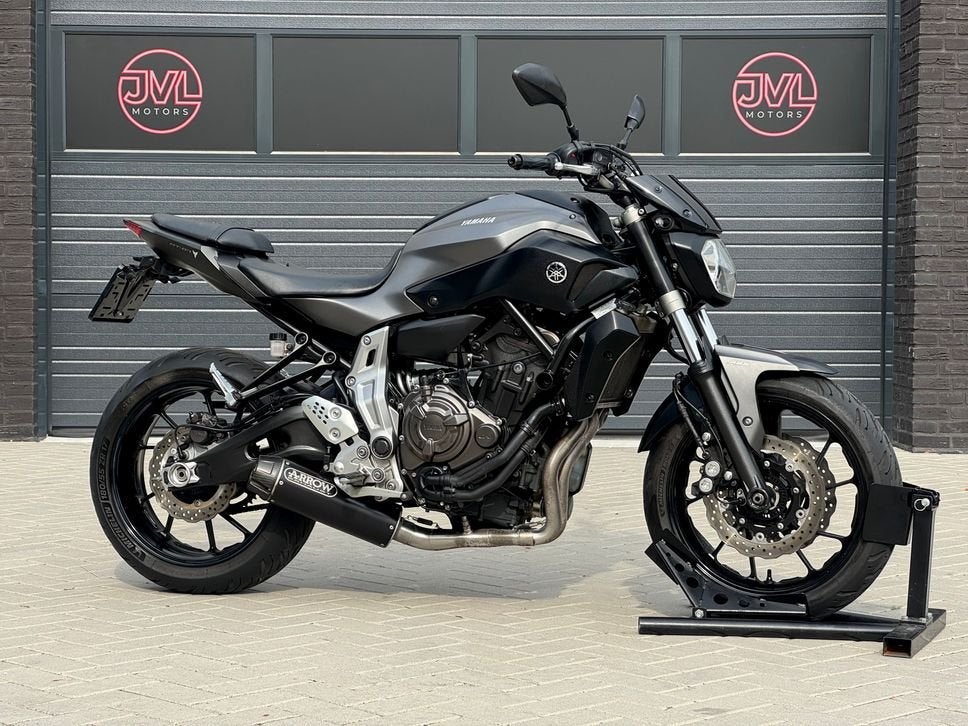 Yamaha MT-07 ABS *MATGRIJS* ARROW Uitlaat MT07 MT 07 bj2016, Motoren, 2 cilinders, Ambachtsweg 3c, Bedrijf, Meer dan 35 kW