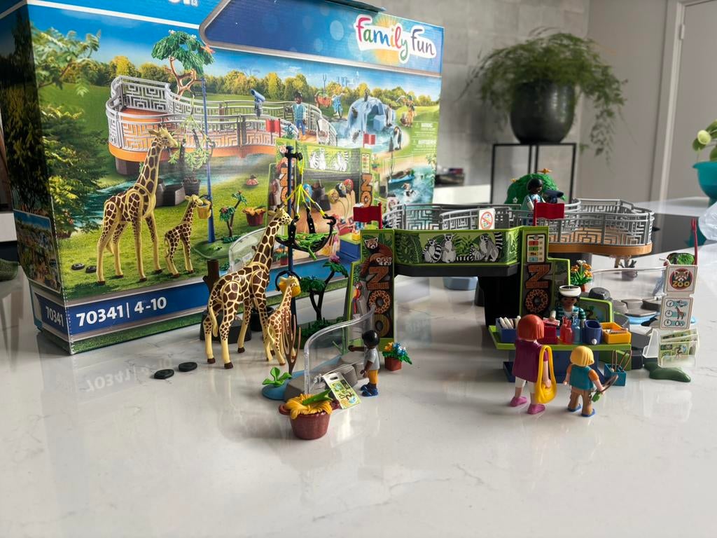 Playmobil dierentuinset 3-10 jaar 213 pc, Ophalen of Verzenden, Nieuw, Complete set