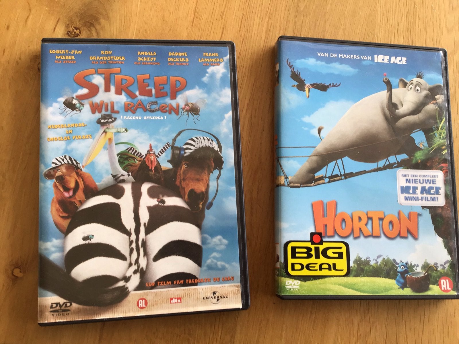 Kleuterfilms op DVD olifantje Horton en Streep wil racen, Alle leeftijden, Ophalen of Verzenden, Zo goed als nieuw