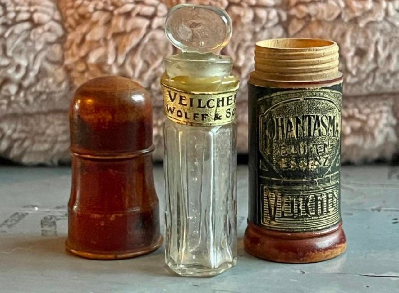 PRACHTIGE COLLECTIE REIS PARFUM/ MEDICIJN FLESJES, Ophalen of Verzenden