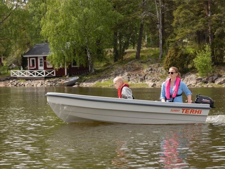 Terhi Sunny Dinghy - Compacte en lichte bijboot, Ophalen, Kunststof, Gebruikt, 15 cm