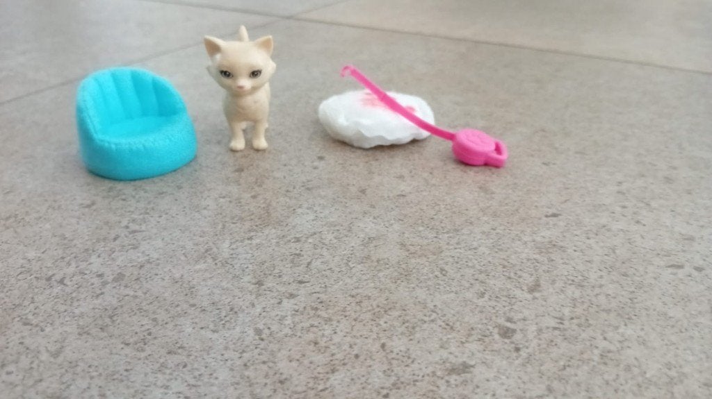 Barbie katten uitlaatsetje, Ophalen of Verzenden, Zo goed als nieuw, Barbie