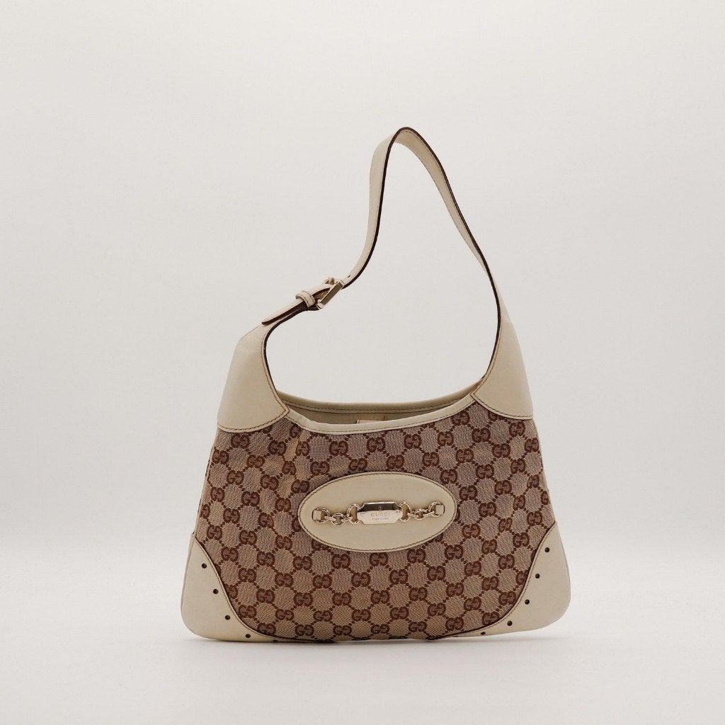 Gucci 1955 hobotas, Sieraden, Tassen en Uiterlijk, Verzenden, Gebruikt, Zwart, Overige typen