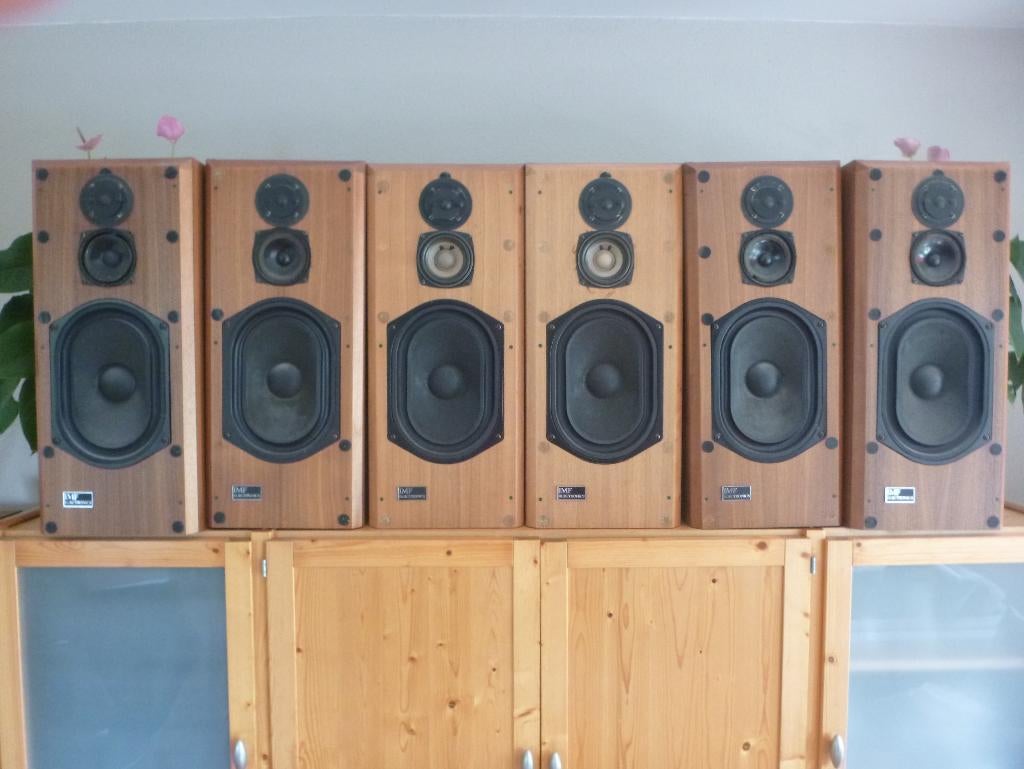 Gezocht IMF luidsprekers en onderdelen, Gebruikt, 60 tot 120 watt, Front, Rear of Stereo speakers, Ophalen