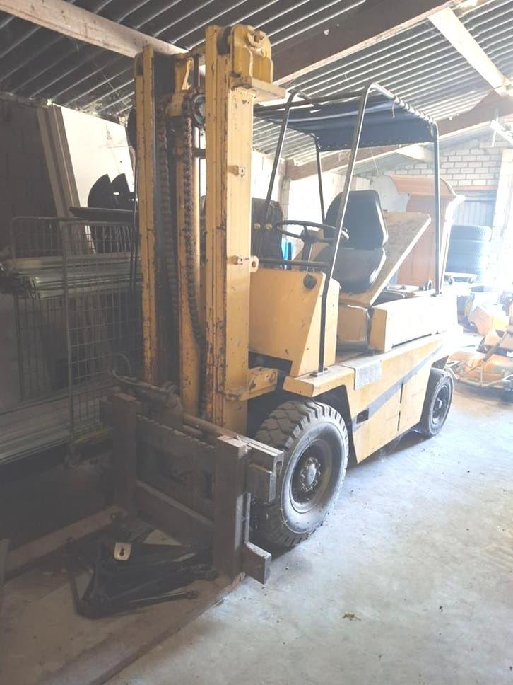 TCM Diesel Heftruck - Defecte Motor, 7m Mast, Side Shift, Ophalen, Diesel, Heftruck, Meer dan 4000 kg