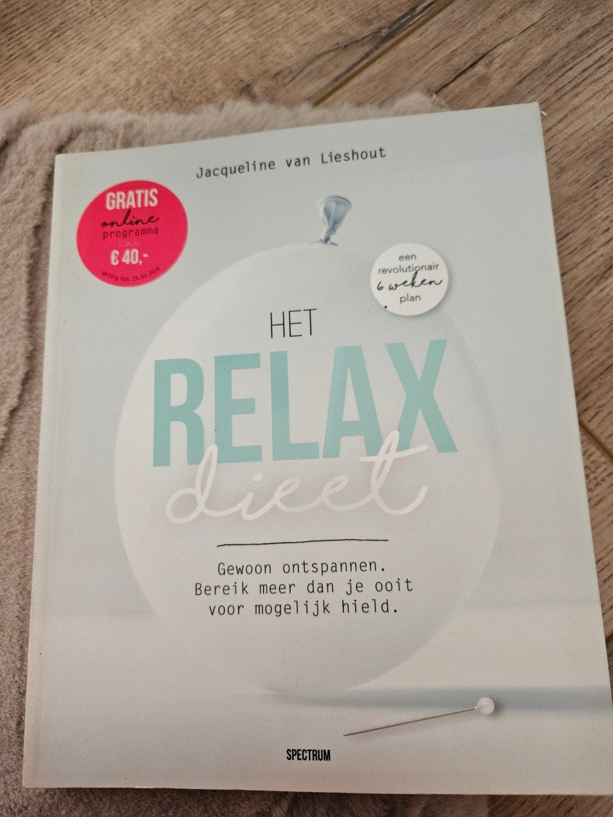 Het Relax Dieet - Jacqueline van Lieshout, Ophalen of Verzenden