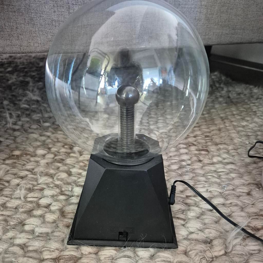 Plasma bal lamp, Ophalen of Verzenden, Zo goed als nieuw, Ontdekken, Met licht
