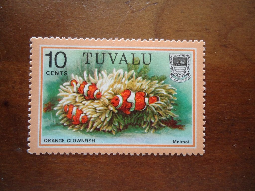 Vissen Tuvalu 1977, mi. 89 postfris, Ophalen of Verzenden, Postfris, Dier of Natuur