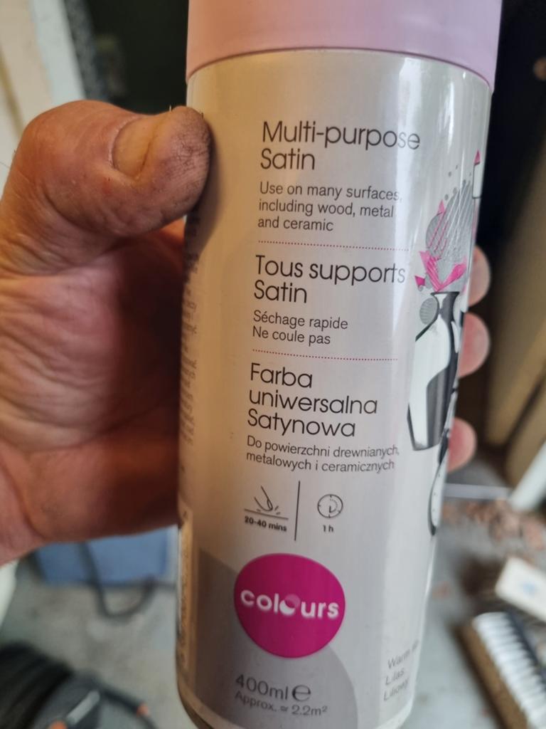 22x Colours Multi-purpose Satin Spray Paint - Lila, Paars, Nieuw, Ophalen of Verzenden, Verf