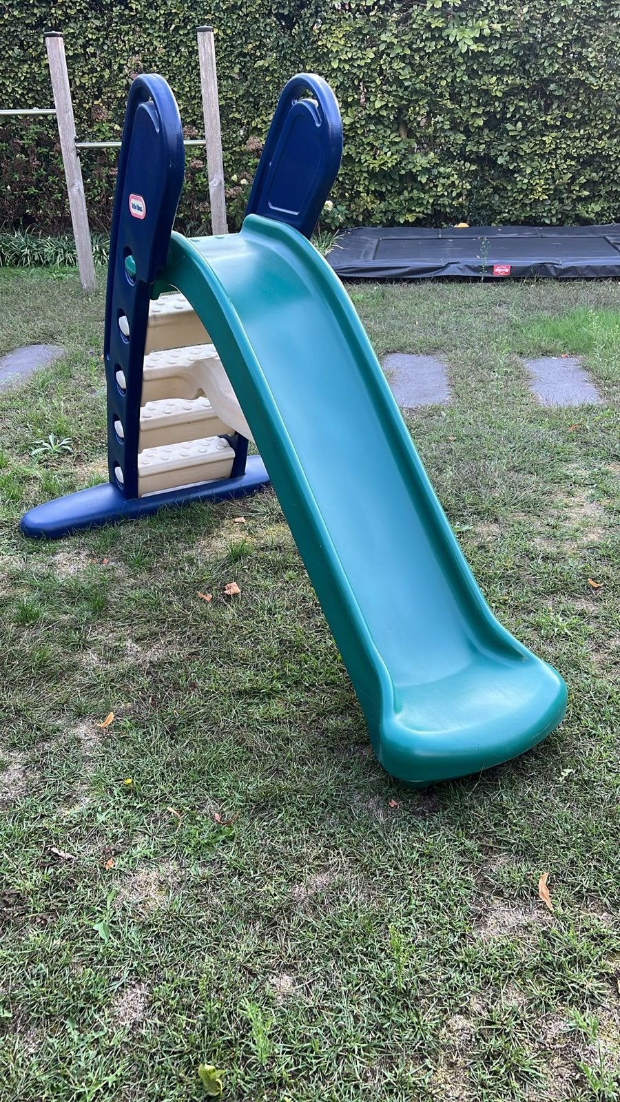 Little Tikes Glijbaan Groen Blauw - Stevige Kwaliteit, Ophalen, Gebruikt, Glijbaan