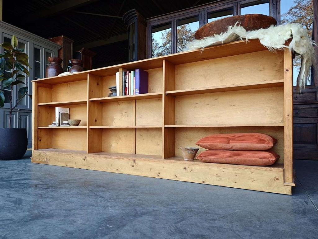 Antieke grenen toonbank | Balie | Winkelkast, dressoir #2738, Ophalen of Verzenden