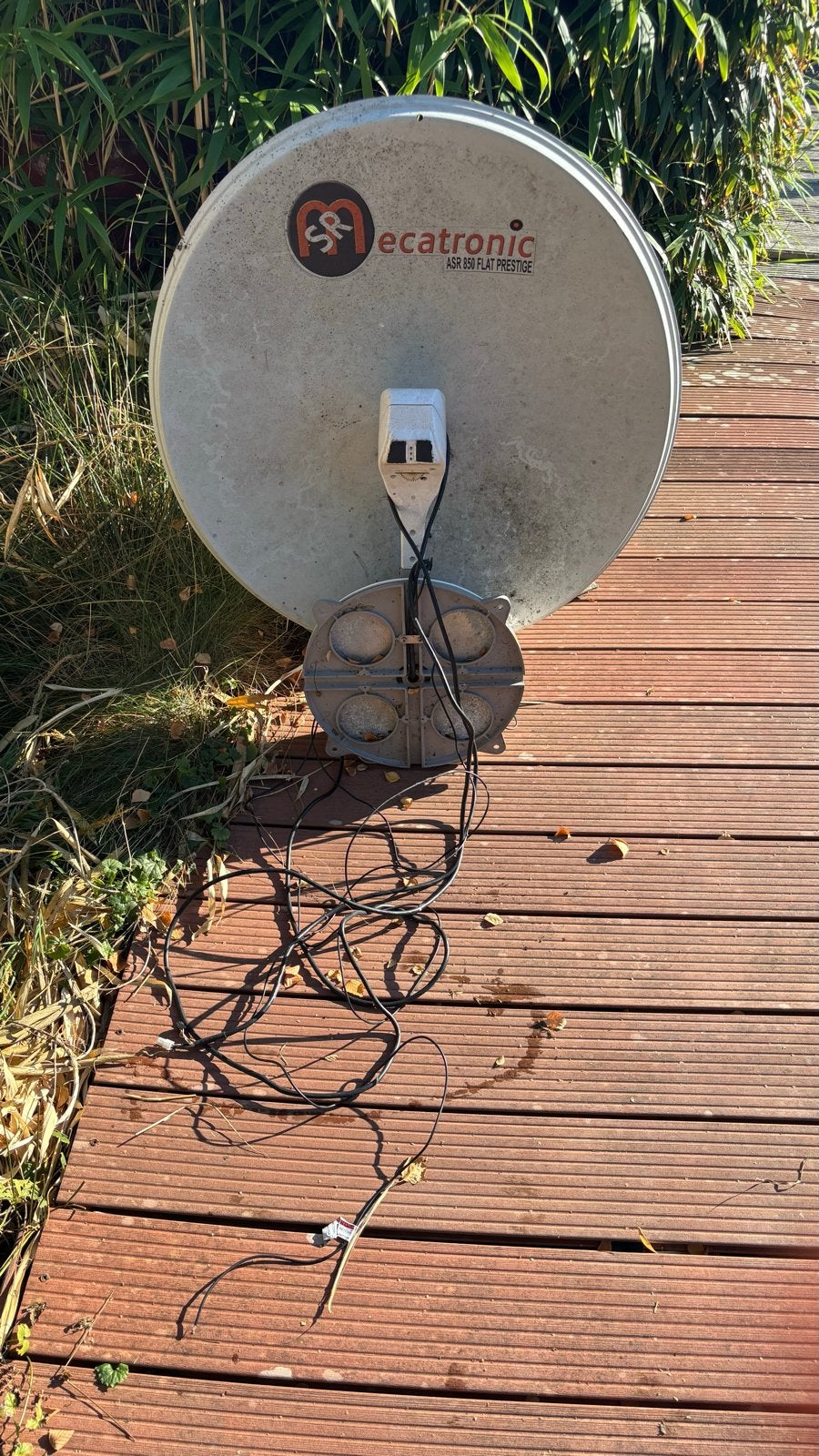 SR Mecatronic ASR 850 Flat Prestige schotelantenne, Ophalen of Verzenden, Gebruikt, (Schotel)antenne, Overige merken