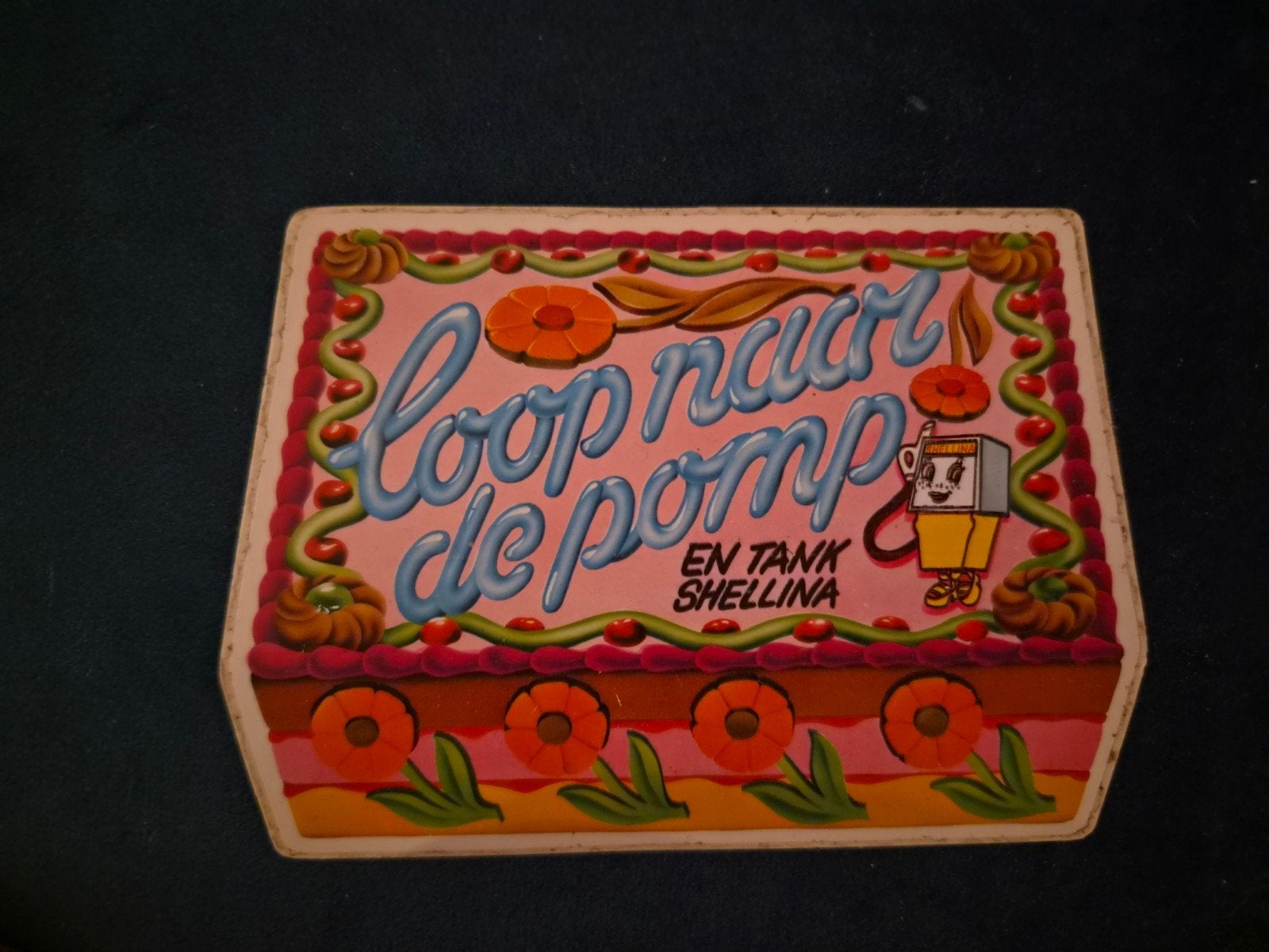 Sticker Shell Loop naar de pomp en tank Shellina, Verzenden, Zo goed als nieuw