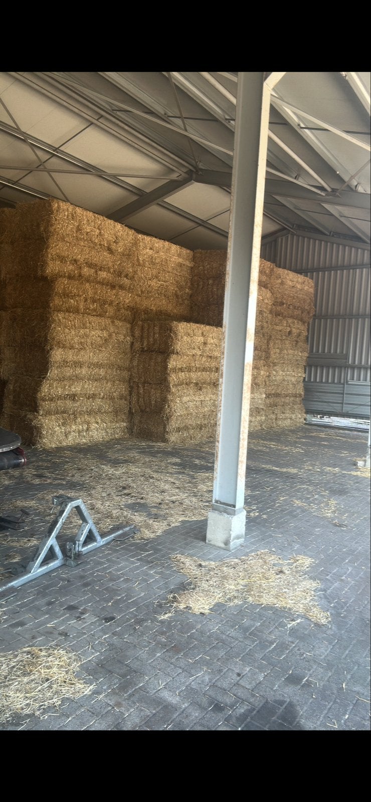 Mooi Gersten stro - 350/400 kg balen, Ophalen
