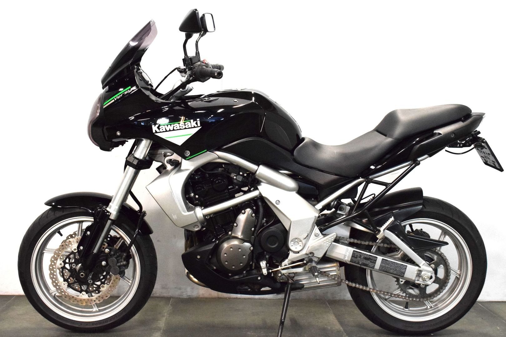 KAWASAKI KLE 650 VERSYS (bj 2009) Zwart, 2 cilinders, Bedrijf, Onbekend, KAWASAKI