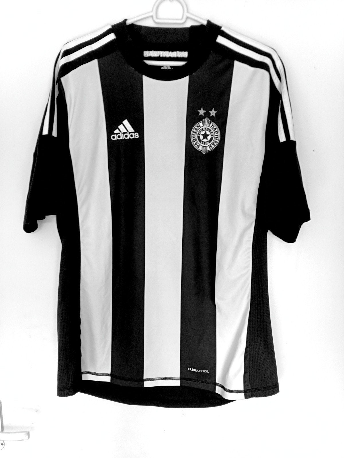 Origineel vintage thuisshirt Partizan Belgrado L, Maat XL, Ophalen of Verzenden, Zo goed als nieuw, Shirt