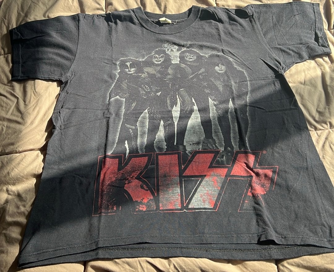 KISS Hit n Run Summer tour ! Tour shirt. Anvil maat L, Ophalen of Verzenden, Zo goed als nieuw, Kleding