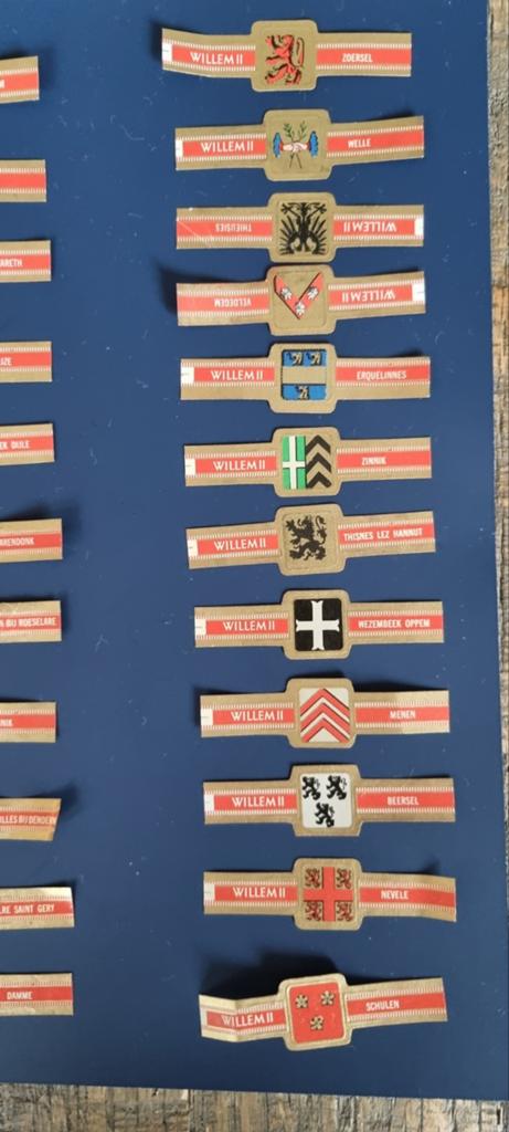 Verzameling sigarenbandjes willem II, Verzamelen, Verzenden, Zo goed als nieuw, Sigarenbandjes