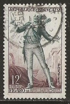 Frankrijk 381, Figaro, Verzenden, Gestempeld