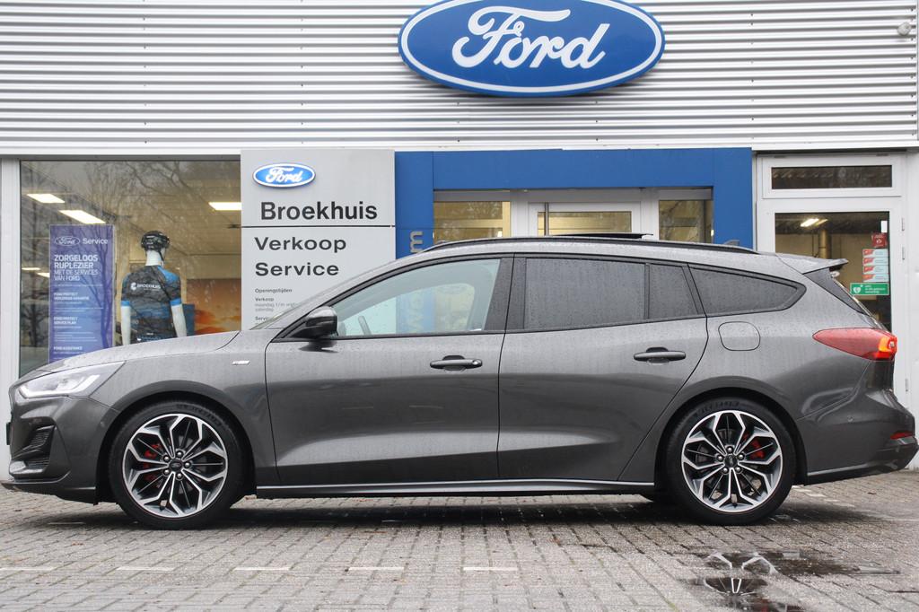 Ford Focus Wagon 1.0 EcoBoost Hybrid ST Line X, Auto's, 12 maanden, Gebruikt, Origineel Nederlands, Handgeschakeld