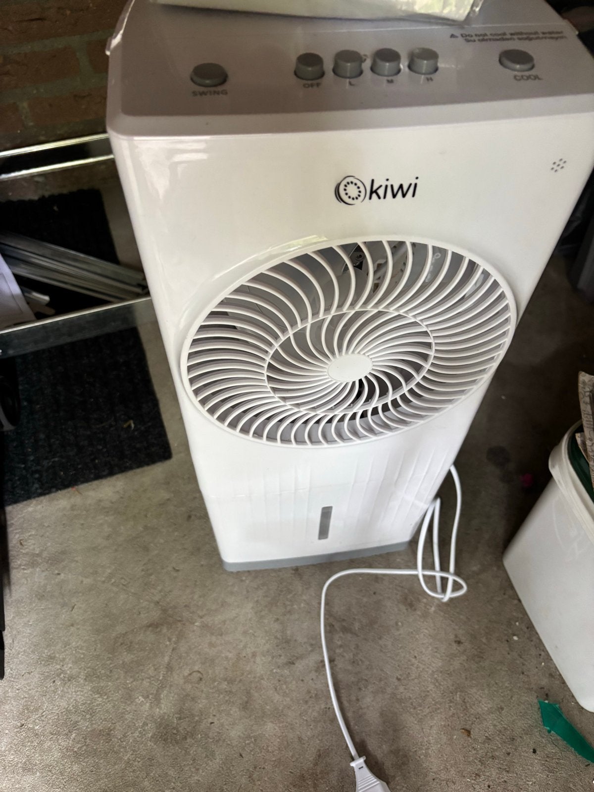 Kiwi Luchtkoeler/Verfrisser - Ventilator & Luchtbevochtiger, Ophalen, 3 snelheden of meer, Zo goed als nieuw, Koelen en Ontvochtigen