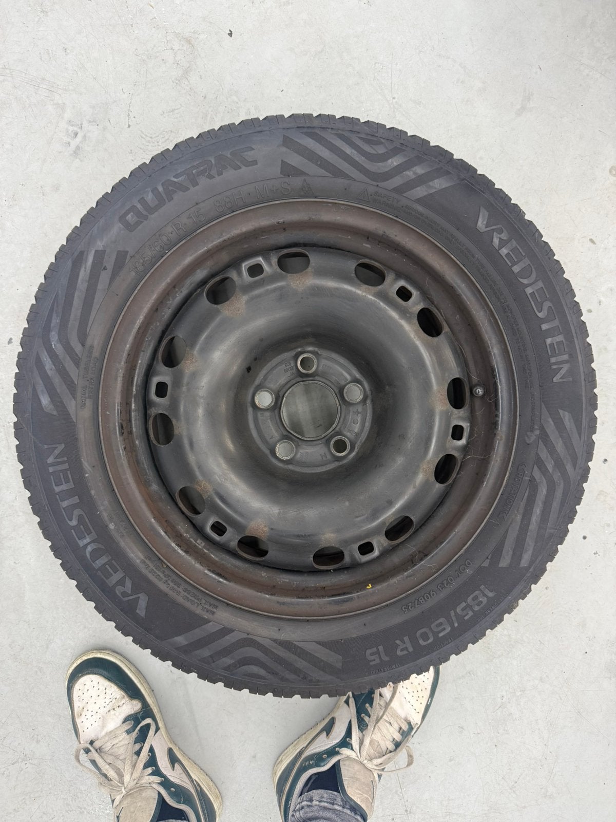 Peugeot banden met velgen, Ophalen, 15 inch, Nieuw, 185 mm