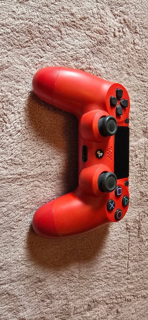 DualShock 4 controller. Magma red, Spelcomputers en Games, Ophalen of Verzenden, Zo goed als nieuw, Controller, PlayStation 4