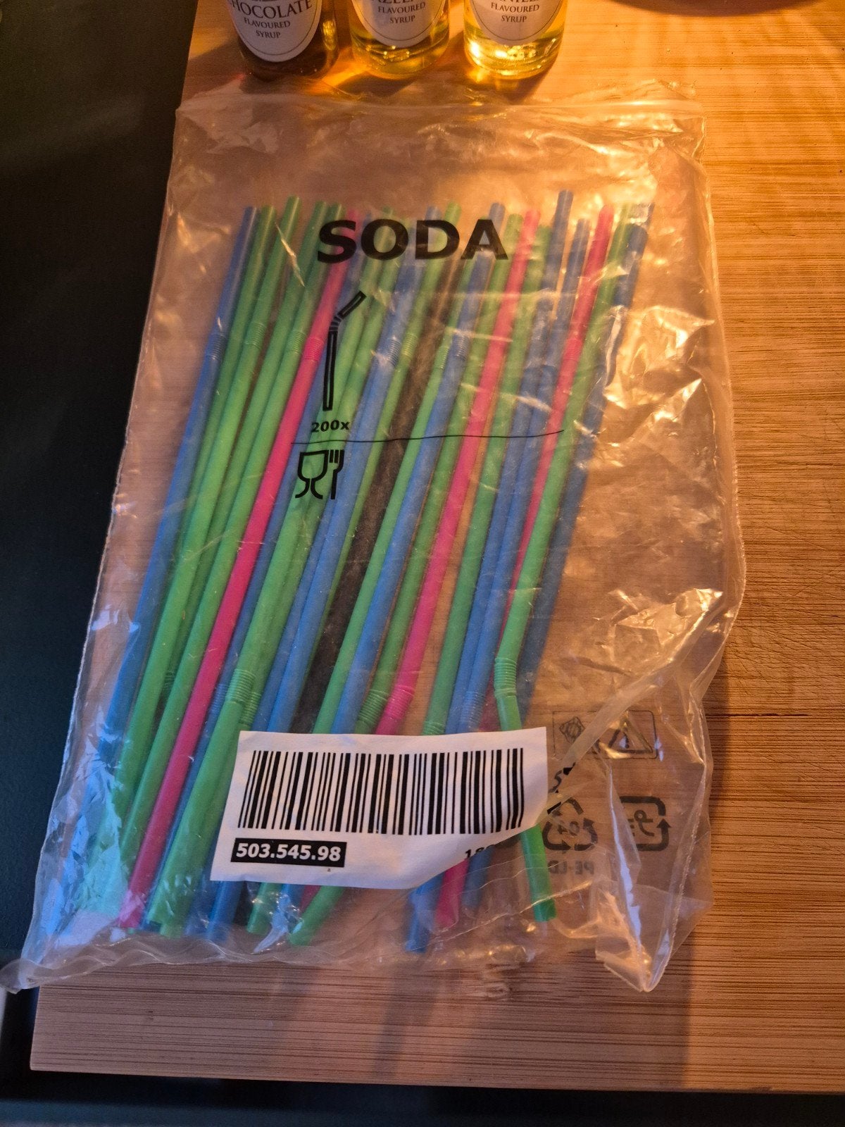 Plastic rietjes., Ophalen of Verzenden, Nieuw, Overige materialen