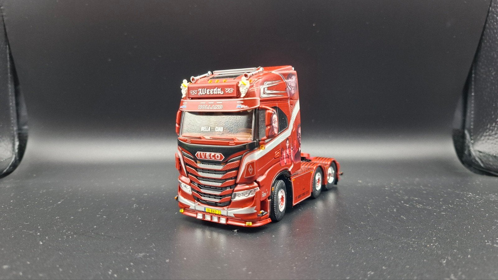 Tekno Iveco Weeda, Ophalen of Verzenden, Zo goed als nieuw, Bus of Vrachtwagen, Tekno