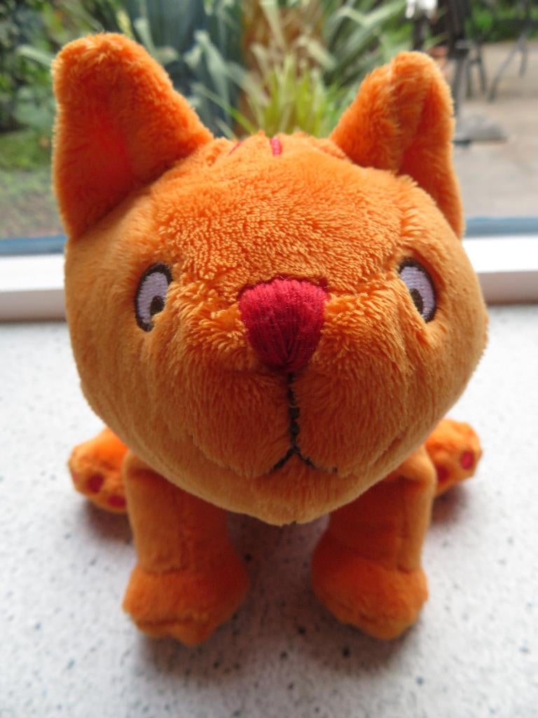 Poes Dikkie Dik merk Happy Horse meet ca 25 cm kruin /kruis, Oranje, Gebruikt, Happy Horse, Wasbaar