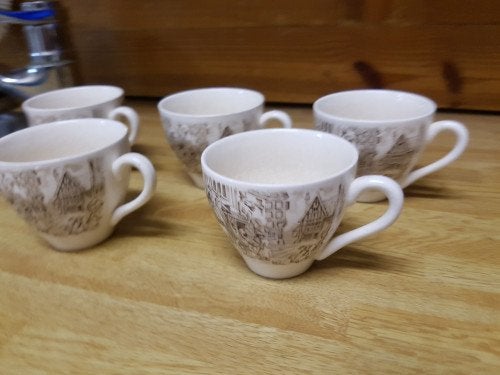 kopjes 5 stuks, Ophalen of Verzenden, 'T Olde Gre-j, Info@toldegrej.nl, Endepoelstraat 20f Didam